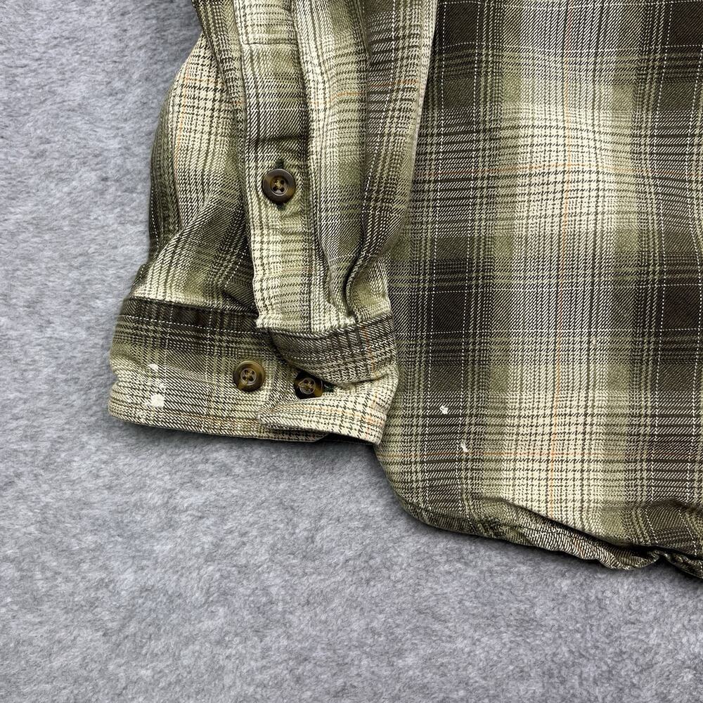 Carhartt plaid flannel work shirt original fit size small - Picture 4 of 12